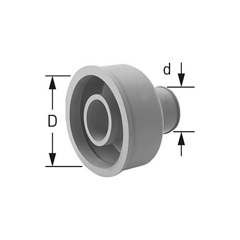 ASW Stedo Unitas manchon 100007 pour tube de rinçage Ø 48 mm, tube 28-30 mm (1/2)