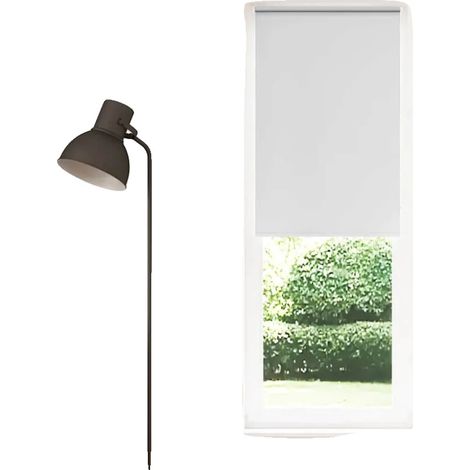 Estor enrollable opaco, 80,7 cm, 100 % poliéster, alta opacidad (70 %-90 %), fácil instalación sin taladrar, 1 panel. (1/5)