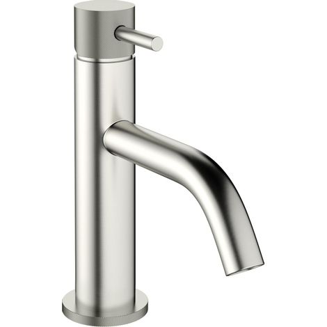 Robinet lavabo Crosswater MPRO - strié - inox brossé (1/5)
