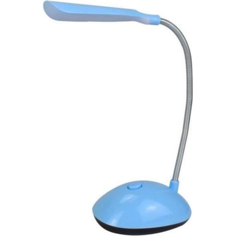 Lampe A Poser - LED Réglable 360° - Bureau Chambre Dortoir - 8,5 x 5,5 cm - 28 cm Extensible - Piles AAA - 1 Unité (1/4)