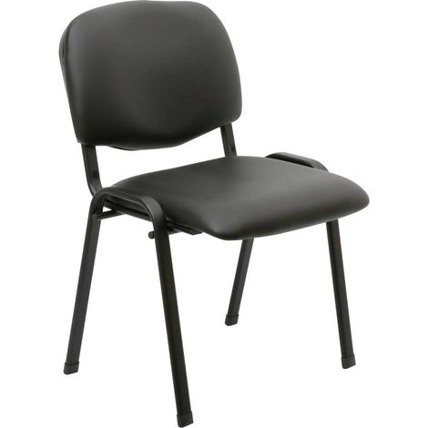 SEDIA INTERLOCUTORIA nero - cm 54,5 x 58 x 81,5