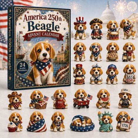 Beagle-Adventskalender, 250-Wochen-Edition, 2D-Überraschungsbox