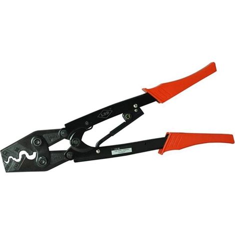 Pince à dénuder Outils de sertissage à la main for sertir des maillons de câbles non isolés Pinces Heavy Duty 5.5-38mm² 10-2AWG (1/3)