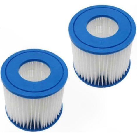Wasserpumpenfilterpatrone, 2er-Pack, PVC 78x88 mm, ersetzt Originalfilter, kompatibel mit verschiedenen Pool- und Pumpensystemen. (1/5)
