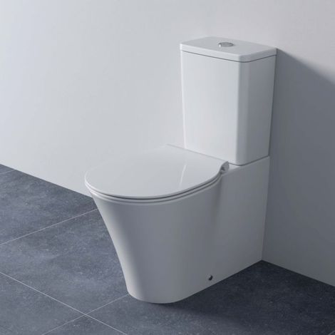 Ideal Standard – Abattant de toilette ultra plat en duroplast – Dimensions 365x445x50 mm – Couleur blanche – Fixation rapide