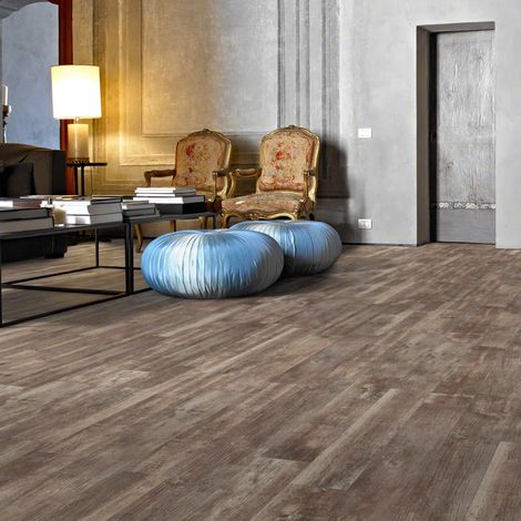 Aelle - Carrelage sol / mur effet bois vieilli marron 14,4 x 89,3 cm FARO R TIERRA - Vendu par boîte de 1.29 m²