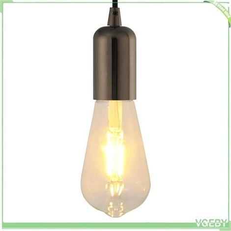 Douilles de lampe - FAFEISY - 4106533 - E27 - Noir brillant - Lot de 2 (1/5)