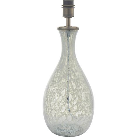 Merano Ortisei Lampe de Table Artisan Verre & Plaque Bronze Brossé (1/5)