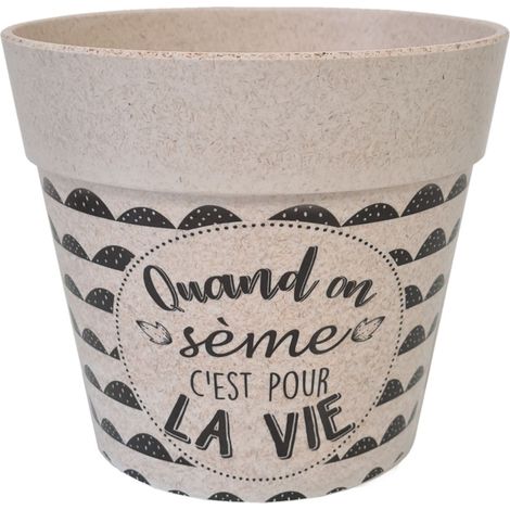 Cache pot quand on sème en bambou (1/2)