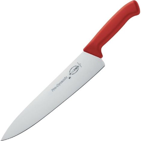 Couteau de cuisinier professionnel rouge - Dick Pro-Dynamic HACCP - 26 cm