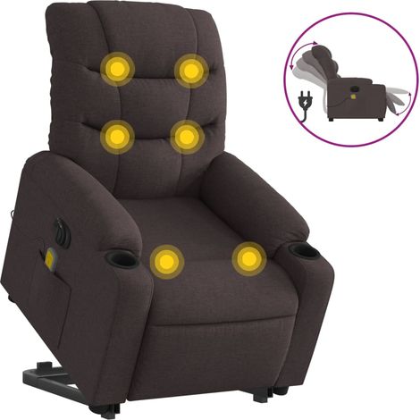 Maison Exclusive - Elektrischer Massagesessel mit Aufstehhilfe Du