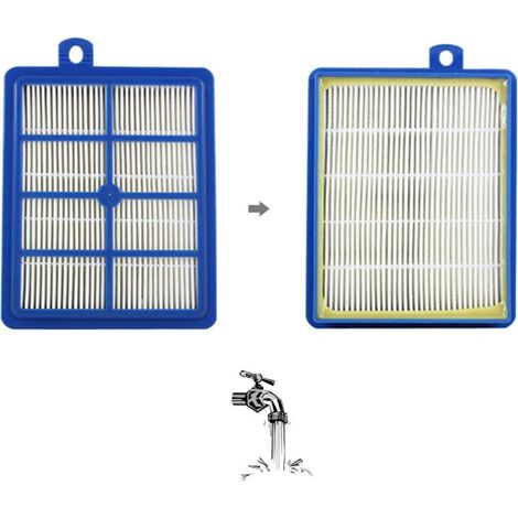 2 stücke HEPA Filter Staubsaugerteile Ersatz für Waschbar H12 EL4100 EL6986A EL4050 ZE346B ZUA3840P ZTI7635 (1/5)