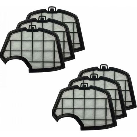 6 Stück Vorwerk Folletto Ersatzfilter, Motorschutzzubehör VK150 VK140 (1/5)