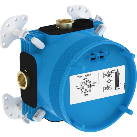 Ideal Standard - Easy-Box Corpo ad incasso per miscelatorI doccia e vasca/doccia termostatici individuali ed elettronici da incasso, Multicolore (1/5)