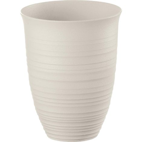 Grand Verre en Plastique Recyclé - Blanc Lait, Ø 9,8 x h 12,4 cm 520ml - 179500156 (1/5)