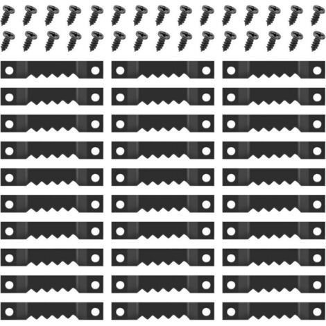 Pair 50 Pièces Accroche Tableau Crochet Cadre,Fixations pour Cadres,Mural Attache Cadre Accroche Cadre ,pour Cadres Photo Affiches Peintures Horloges Murales œuvres d'art,décoration de la maison (1/5)
