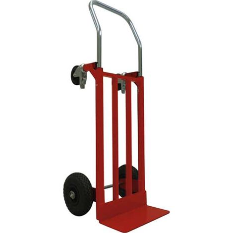 Diable chariot roues pneumatiques - Charge max 300kg - 219468 (1/4)