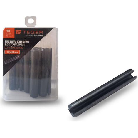 Teger Federstift 10x60, 10 Stück (1/3)