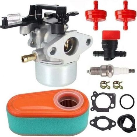 Compatible avec le carburateur 591137 pour Briggs Stratton , XU,591597 216852 590780 593380 591137 110P02 110P05 8.75 série 875 (1/4)