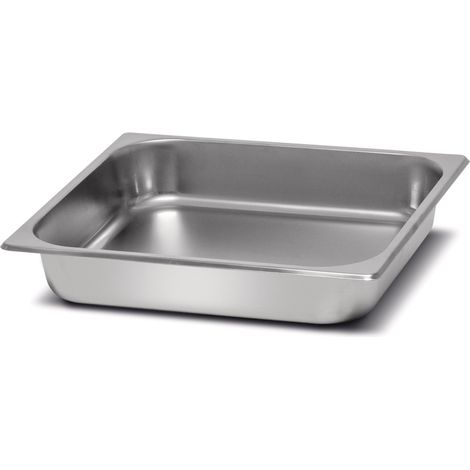 Bac rectangulaire en acier inoxydable pour Chafing Dish P390002 - Pujadas