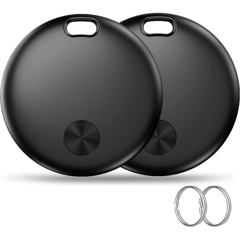 Smart Tracker Tag 2Pack, Chercheur de Clés Compatible avec Apple « Où est » (iOS Uniquement), Traceur pour Bagages/Sacs/Portefeuille, Étanche IP67, Pile Remplaçable (weTag Mini) (1/5)