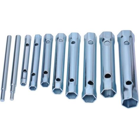 10 pièces clé à double extrémité douille plombier écrou arrière robinet bougie clé ensemble étendu bougie clé 6-22mm (1/4)