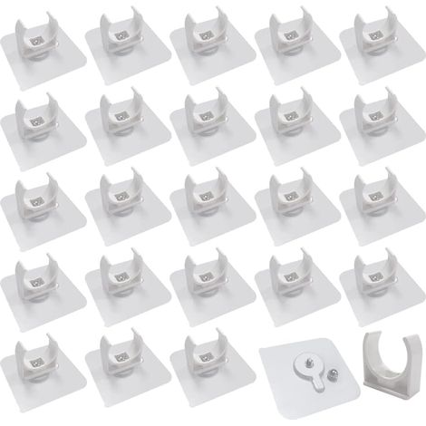 24 pièces Collier Durite Auto-adhésifs,Permet de fixer des tuyaux (1/5)