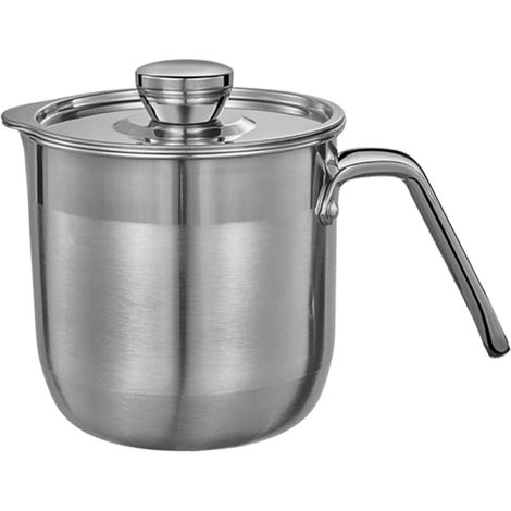 Séparateurs d'œufs pour jaune, séparateur d'œufs, Séparateur en acier inoxydable de grande capacité, Séparateur à poignée avec couvercle, tasse de grande capacité pour plusieurs œufs (1/5)