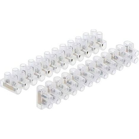 Borniers 2,5 mm - 3 A, 2 pcs - Bloc de 12, Connexion Électrique Fiable, - D-Work (1/5)