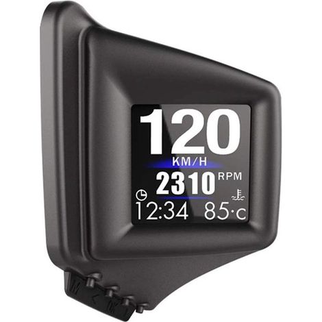 Head-Up Display OBD2 + GPS, tachimetro a doppio sistema con allarmi (1/5)