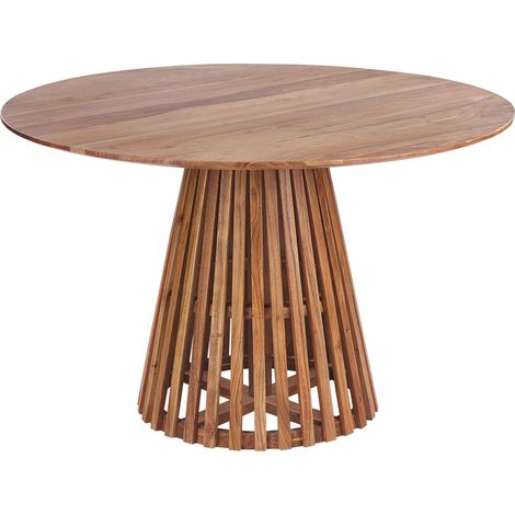 Dining Table MESILLA Brown 120 cm 120 cm Acacia Wood (1/5)