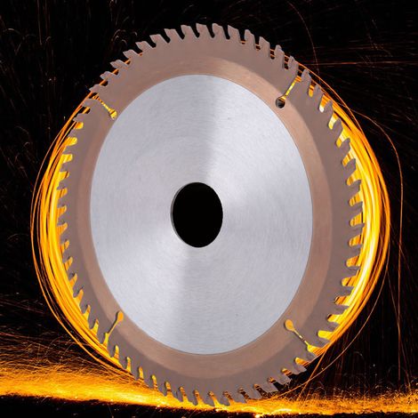 6 Zoll x 25,4 mm Hartmetall-Kreissägeblatt TCT Holztrennscheibe Schreinerwerkzeug 60 Zähne (1/5)