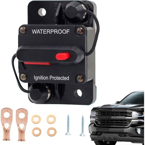 Porte-fusible étanche, disjoncteur audio de voiture et Protection de surcharge automobile haute performance pour marine, SUV (1/5)