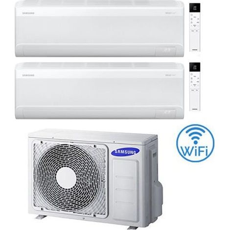 Climatizzatore Condizionatore Samsung Windfree Avant S2 R32 Wifi Dual Split Inverter 12000 + 12000 BTU con U.E. AJ050TXJ2KG/EU NOVITÁ 2025 Classe A+++/A++ (1/4)