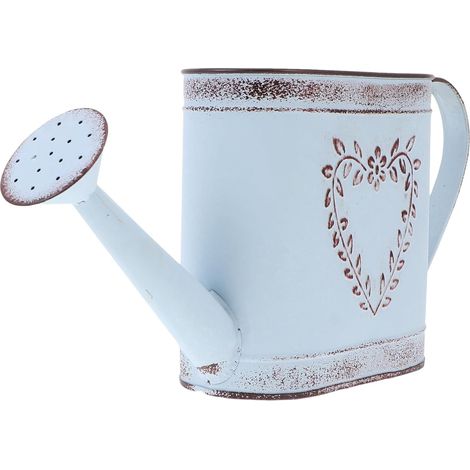 Arrosoir en Métal Vase Rustique Décoratif pour Intérieur Et Extérieur Pot De Fleurs pour Balcon Jardin Et Maison 33.80 X 15.00 X 7.50 Cm (1/5)