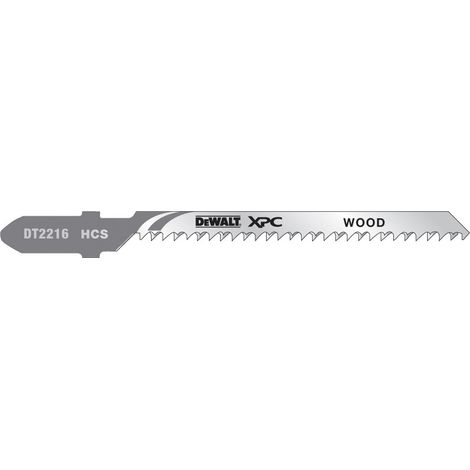 DEWALT STICHSÄGEBLATT 82 x 2 mm T119BO XPC HOLZ / 5 Stk.