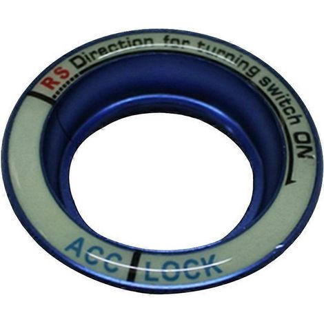 Autocollant lumineux pour trou de clé de voiture, cache-interrupteur d'allumage pour Focus (bleu)-Blue (1/2)