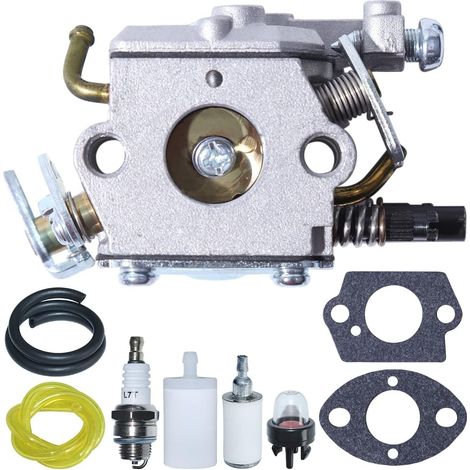 Kit filtre à carburant, carburateur, bougie compatible avec Husqvarna 223L 323L 325 326 327 223R 323R 323RJ Taille-haie 576019801 (1/5)