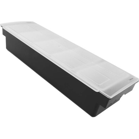 Gewürzbox für die Küche mit Deckel, mehreren Fächern für Salz, Zucker, Nüsse, Süßigkeiten, Trockenfrüchte, schwarz, 5 Fächer (1/5)