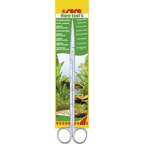 Sera Aquarienzubehör Pflanzschere Edelstahl Flore Tool S 26 cm Wasseraufbereiter