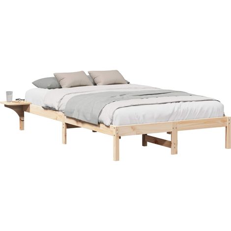 Maison Exclusive - Struttura del letto Naturale 120 x 190 cm Pino massello