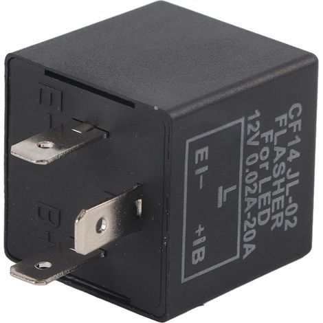Clignotant 12V 3 broches réglable LED clignotant relais fixe clignotant indicateur CF14 (1/5)