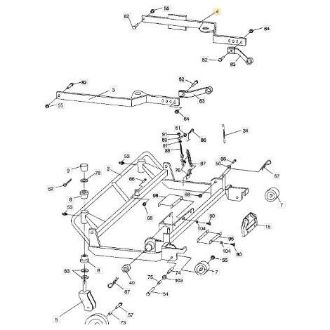 PIASTRA LATERALE DX ORIGINALE STIGA - 1319-1868-01