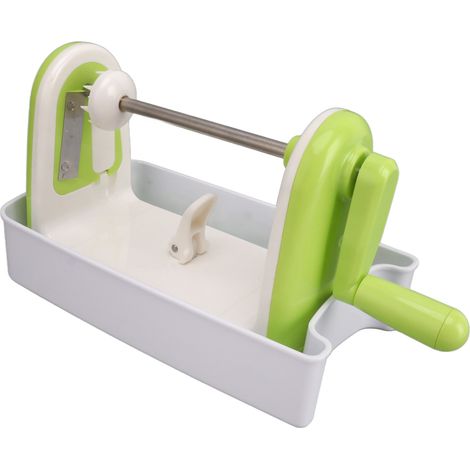 Coupe-légumes spiraliseur en acier inoxydable, utilisation facile, lames détachables, coupe-légumes pour pâtes (1/5)