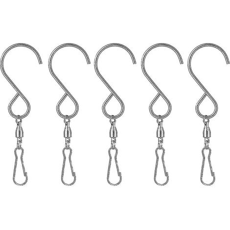 Crochets pivotants, 10 supports rotatifs à 360° pour carillons éoliens, accessoires de fête (1/5)