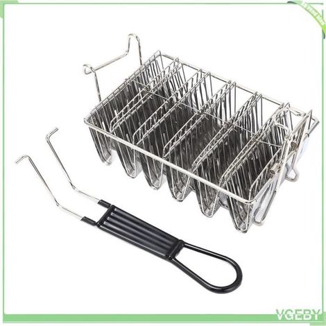 Fafeicy Panier de friteuse à tacos Panier à Tacos pour Friteuse, 6 Coquilles, Panier à Tacos pour Friteuse electromenager massage (1/5)