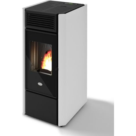 Estufa De Pellet Eva Calòr MILLY 901646000 Acabado Blanco (1/4)