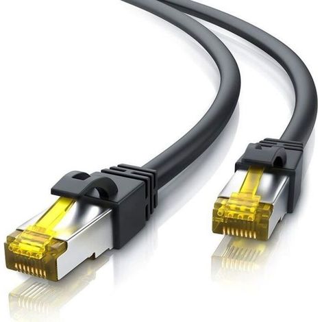 Câble Ethernet Cat7 Câble Réseau LAN Gigabit Haute Vitesse 10 Gbit 10M