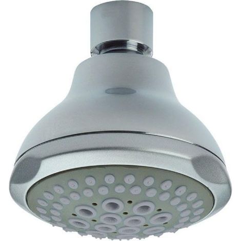 Design-Duschkopf - Schwenkbarer Duschkopf - Mit Anti-Kalk-Düsen - Hochwertiges Chrom - 1/2"-Anschluss - Für Duschen, Badezimmer - Für Profis geeignet (1/2)