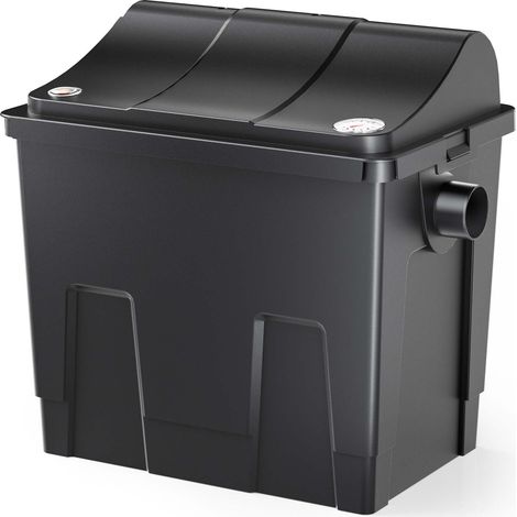 SunSun CBF-200A et Unité UV - 400 × 275 × 400 mm - Filtre biologique Système de filtration à 1 Chambre - pour 6000 l/h / capacité étang max. 8000 l - avec Média filtration - Stérilisation (1/8)